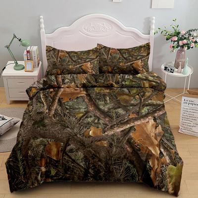 Ensemble Housse de Couette Campus Soldat Camouflage 3D EU Simple Double King US Twin Full Queen Cal Ensemble Linge de Lit Garçons