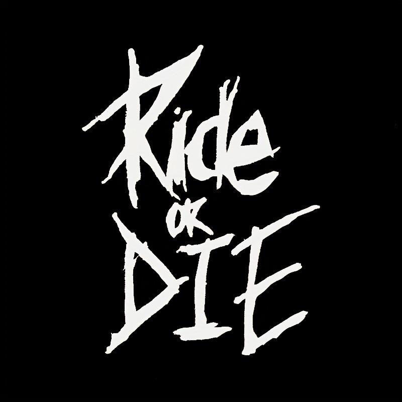 Наклейки на автомобиль Ride Or Die Ride Or Die светоотражающие наклейки Наклейки на автомобиль Мотоцикл Горный велосипед белый