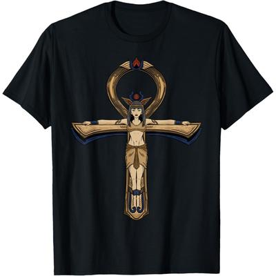 Cleopatra Ancient Egyptian Pharaoh Ankh Egypt T-Shirt