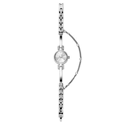 Uhr Damenstil Mode Stahlarmband Quarzarmbanduhr