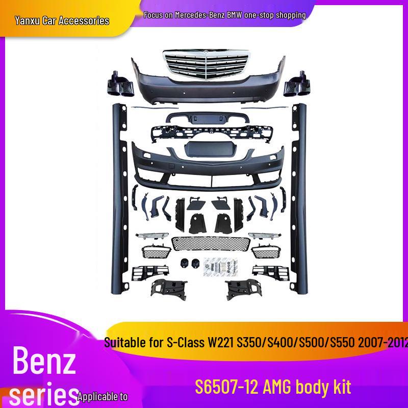 Modified AMG Large Body Kit Front Bumper Grille for S65 S63