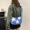 Sac Hobo Femme Motifs Étoiles Sac Bandoulière Mignon Sac Cabas Étoilé Sac à Main Épaule pour Filles Étudiant Voyage Rue Courses Quotidiennes