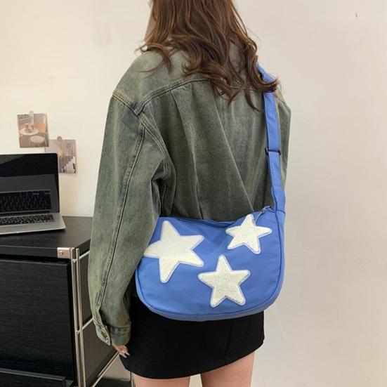 Sac Hobo Femme Motifs Étoiles Sac Bandoulière Mignon Sac Cabas Étoilé Sac à Main Épaule pour Filles Étudiant Voyage Rue Courses Quotidiennes