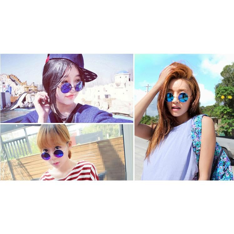 Fashion Round UV Round Cleaning Cloth Fishing [CCINEE] Sunglasses, Glasses, Sunglasses, Tinted, Ultra-lightweight, Photochromic, Protection, Women's &