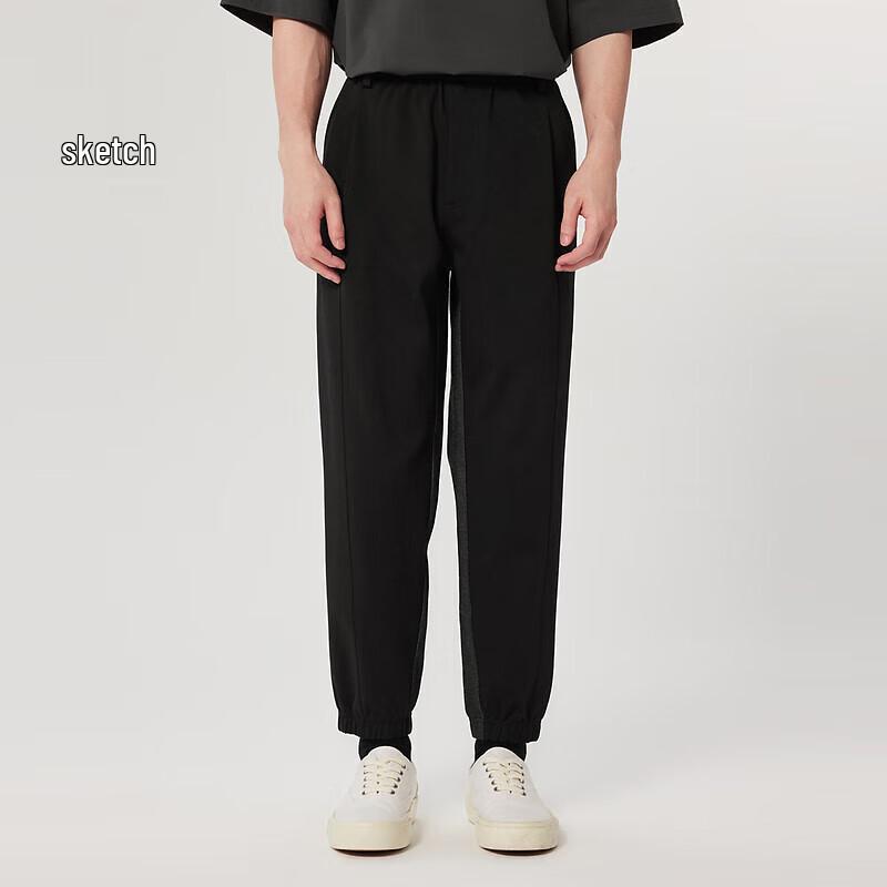 

Men s Trendy Spliced Denim Pants XL