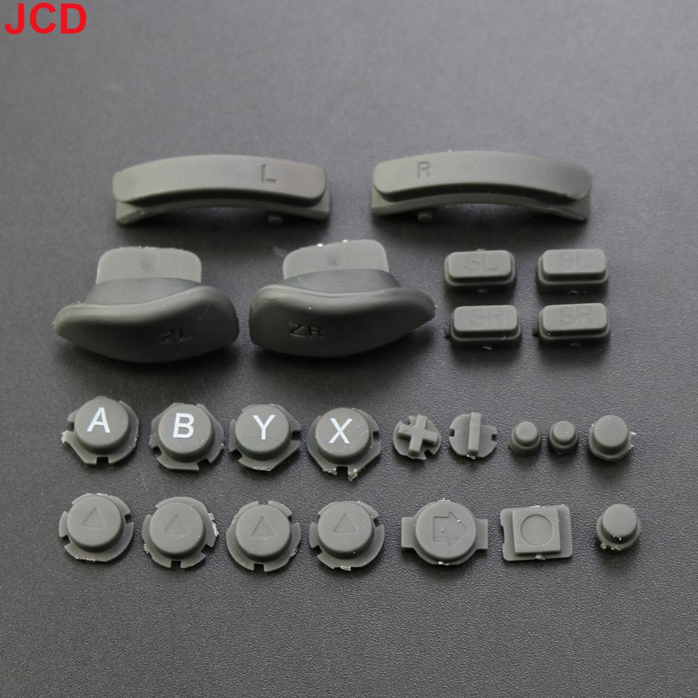 

JCD 1Set Replacement ABXY Direction Keys SR SL L R ZR ZL Trigger Full Set Buttons For Switch NS NX Joy-Con сірий