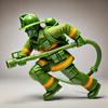 Green Fireman Figurine Mini Firefighter Soldier Resin Statue Sculpture Model Toy Home