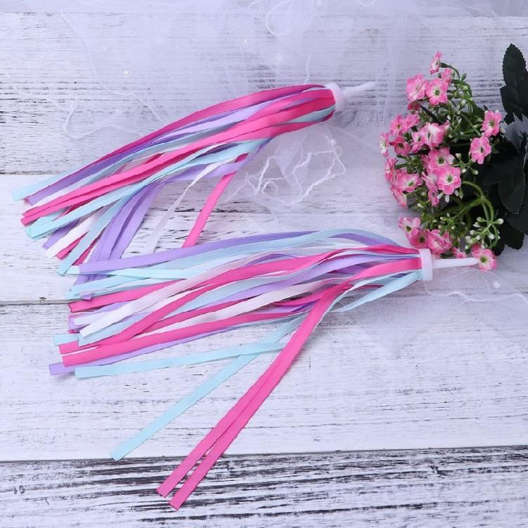 2pcs Eye Catching Bicycles Streamers Ribbon Kids Scooters Accessories Tassels Commuters Bike Accessories
