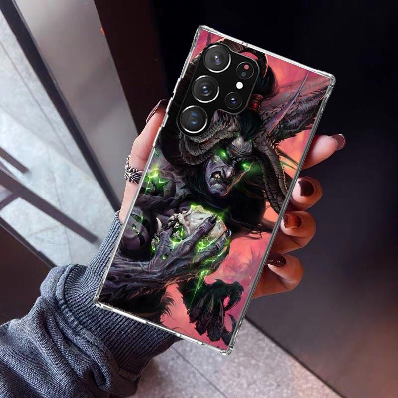 W-World Of W-Warcraft W-Wow Phone Case For Samsung Galaxy S23 S24 S25 Edge S26 Ultra S22 + S21 Plus S20 FE Cover Silicone Print