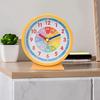 Colorful Learning Clock for Kids, Orange, Ideal for Birthday Gifts and School Milestones, Durable Materials, Learning Toy