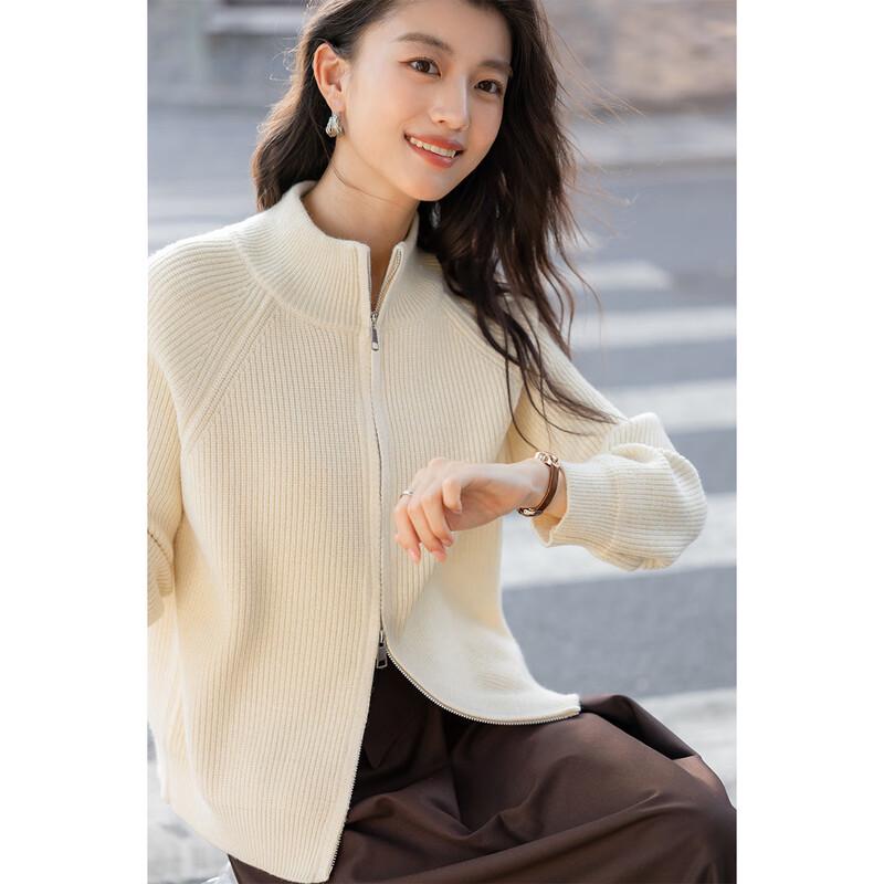 

Mocana Women s Small Lapel Long Sleeve Sweater One Size