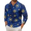 Men's Casual Collared Long-Sleeve Knit Base Layer Top