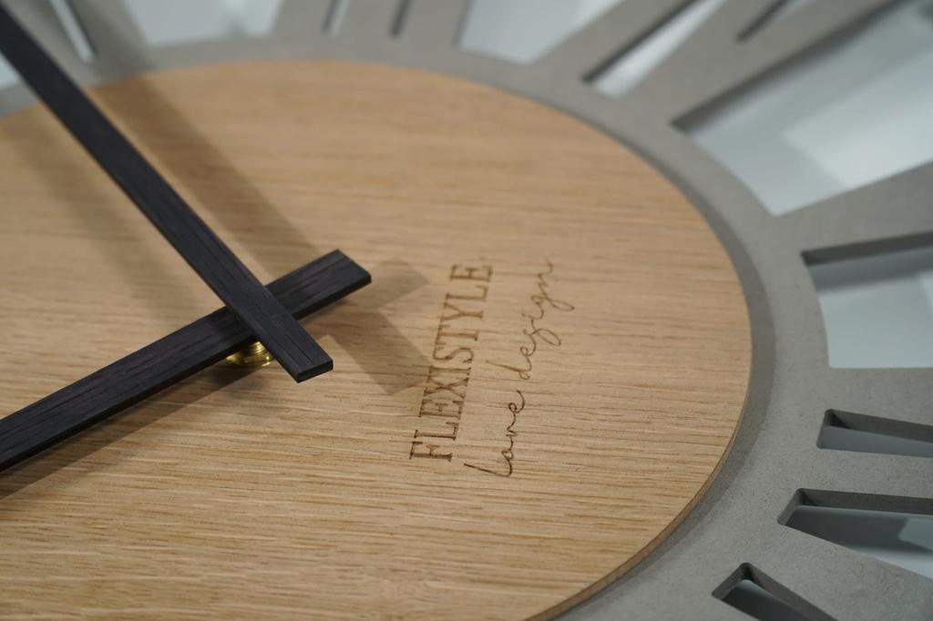 Loft Adulto wall clock 50cm gray