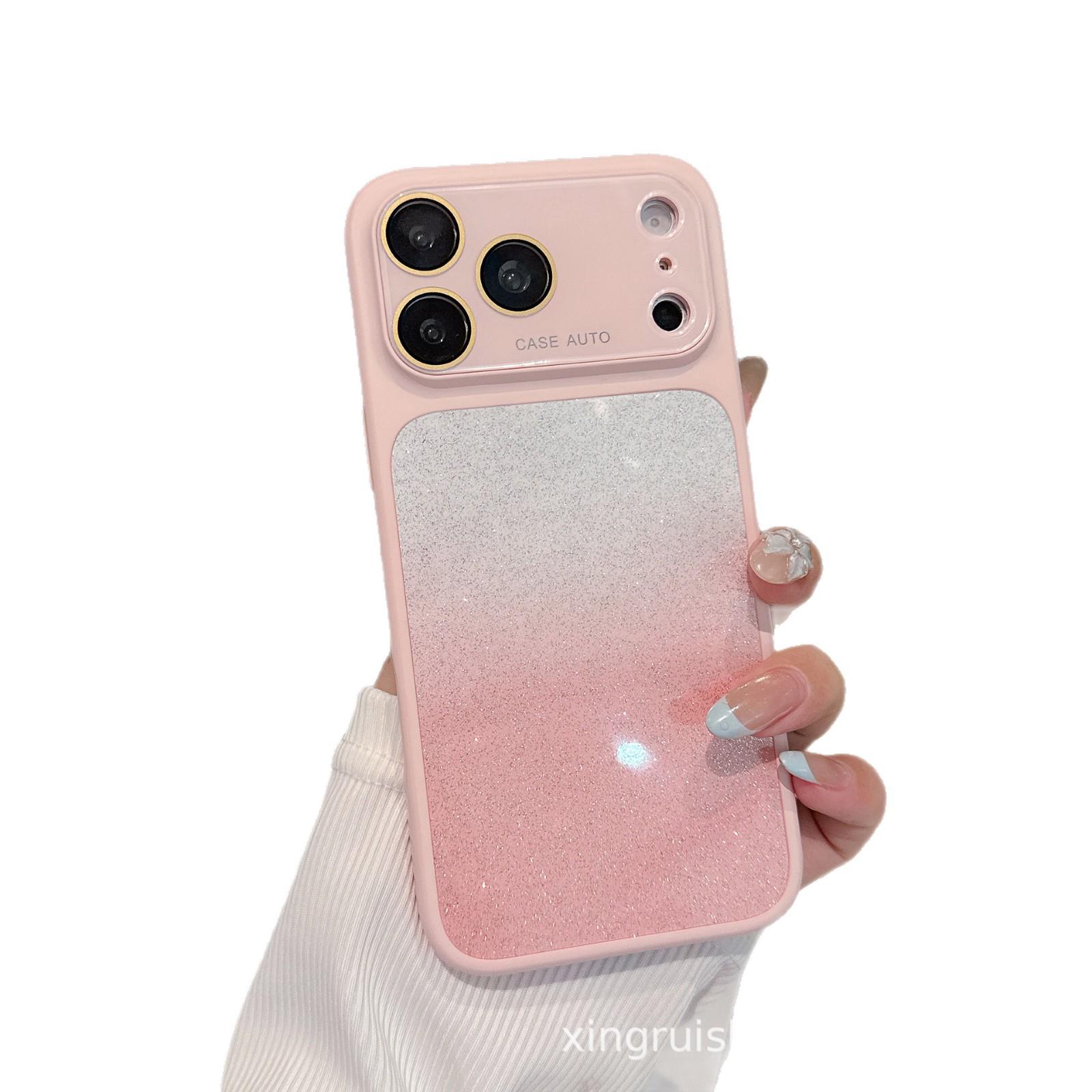 

Gradient Glitter Window Phone Case for iPhone 17 Pro Max/16/15/14/13 15Promax
