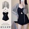 Women's Long Sleeve One-Piece Swimsuit: New, Sexy & Slimming Niche Design for Hot Springs