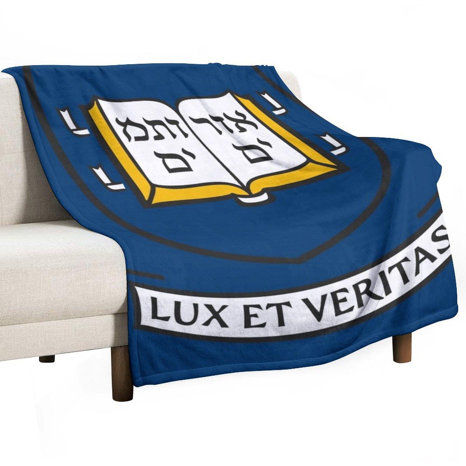 Иконка Йельского университета Плед Покрывала для кровати Декоративные кровати Декоративный диван Плюшевые пледы 30x40in
