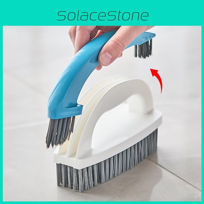 Brush Cleaning Bathroom With Hard Bristles For Floors Walls Tiles And