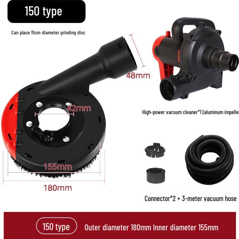 Angle Grinder Dust Collection Cover for Dust-Free Cutting and Polishing