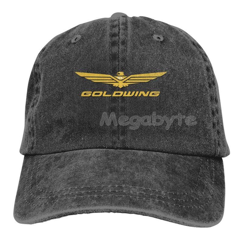 One Nation Design Goldwing Retro Sports Cool dospělá džínová čepice s venkovní neformální sportovní čepicí černá