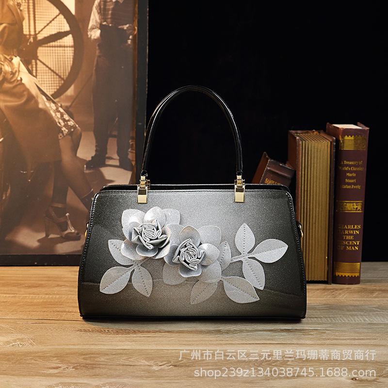 Rose Whisper Handbag High-end Mature Mom Bag Wedding Banquet Women's Bag Foreign Trade Order Women's Bag