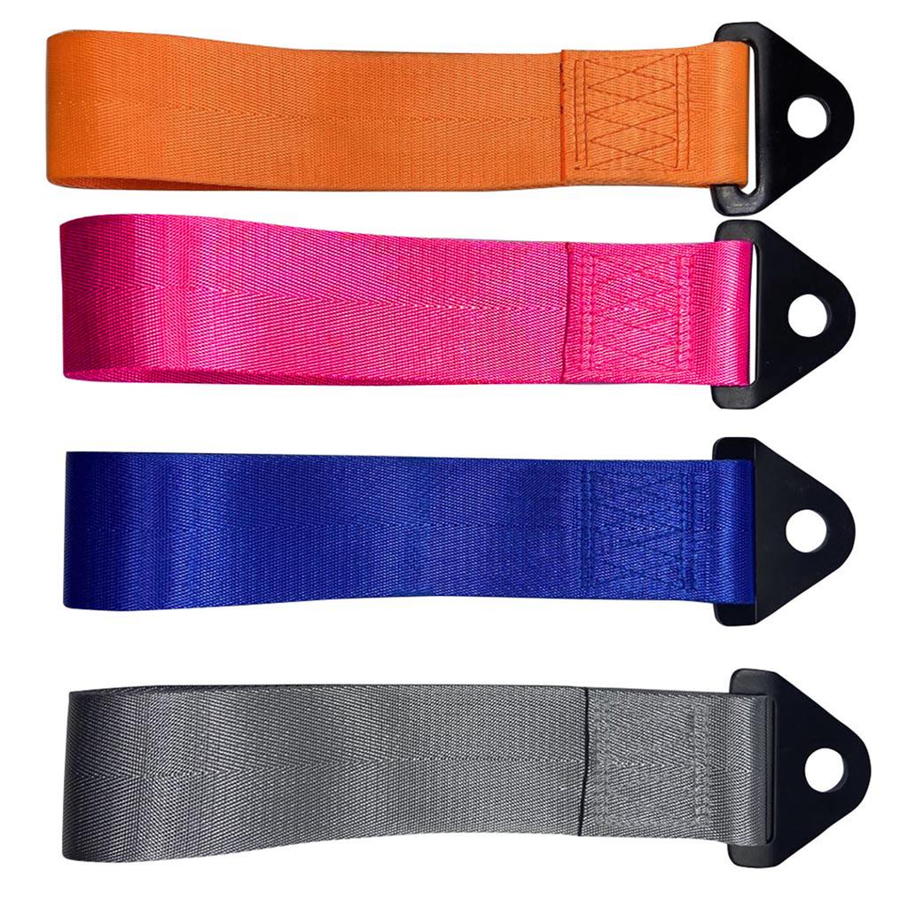 Colorful Rope Trailer Hook Fit for Front or Rear Front Bumpers Universal Drift Rally Emergency Tool Towing