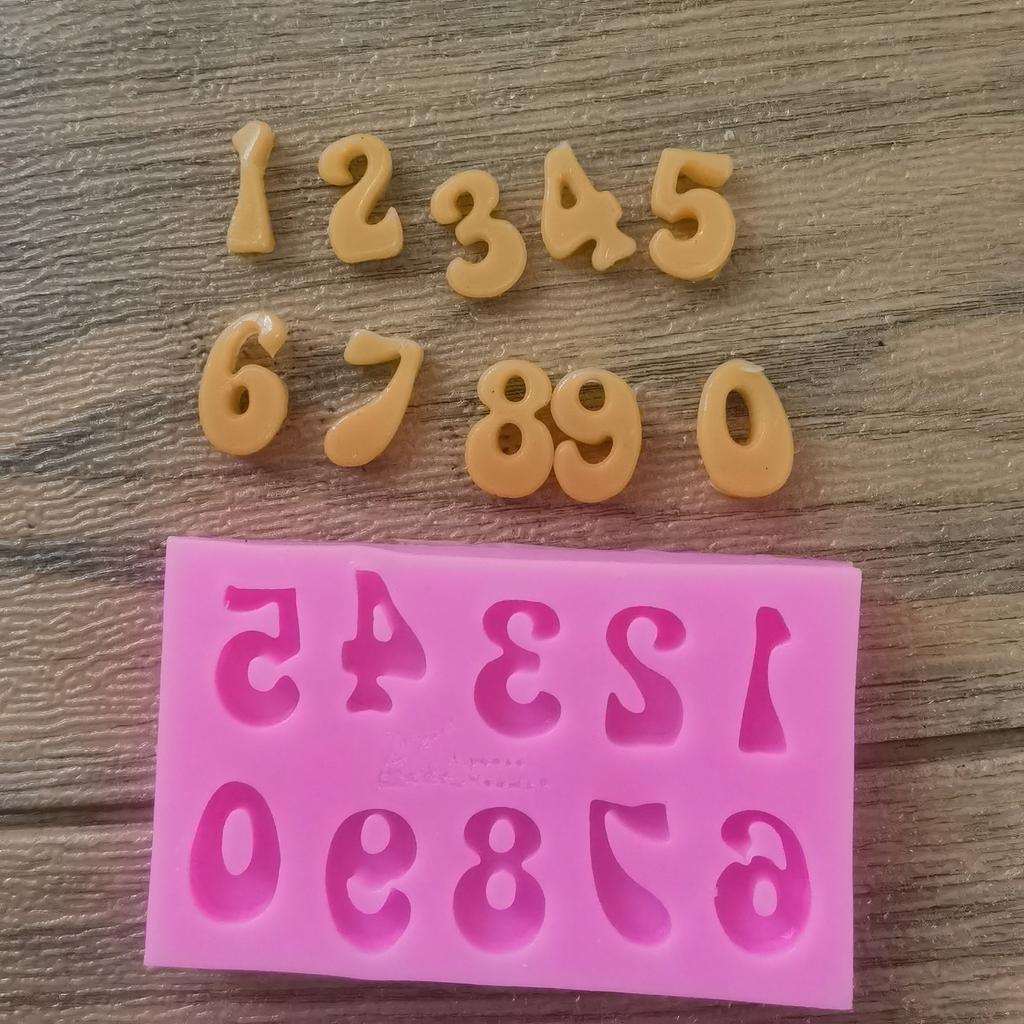 Alfanumerické silikonové formy Písmena Čísla Fondant Forma na čokoládu Zdobení dortů Pomůcky na pečení Kuchyňské pomůcky Příslušenství