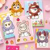 Popular Egg Cartoon Stickers for 3-6 Year Olds: DIY Dress-Up and Educational Art Toy for Kids