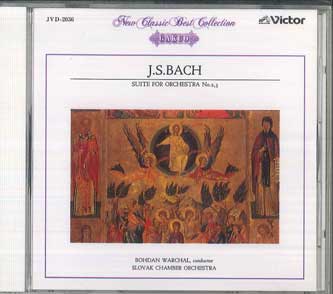 

CD - JS Bach: Orchestral Suite No. 2, Or JVD2036 VICTOR Japan Classical Used