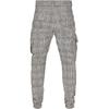 Urban Classics Mens Glencheck All-Over Print Cargo Jogging Bottoms