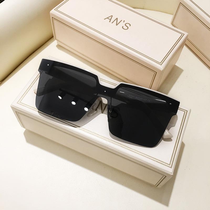 

Large Frame Square Thin Men s and Women s Sunglasses Korean Glasses Show Face Small Street Shooting Sunglasses Men s Tide