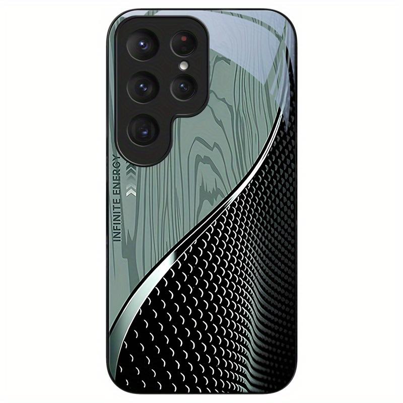 SimplicityTrend Exquis luxe Haut de gamme Coque de téléphone Coque de téléphone en verre pour Samsung Galaxy S26 S25 S24 S23 S22 S21 FE, Ultra, Plus