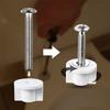 Toilet Seats Hinge Screw Toilet Seats Blind Hole Fixings Expanding Rubber Bolt Top Fix Nut for Top Mount Toilet Seats