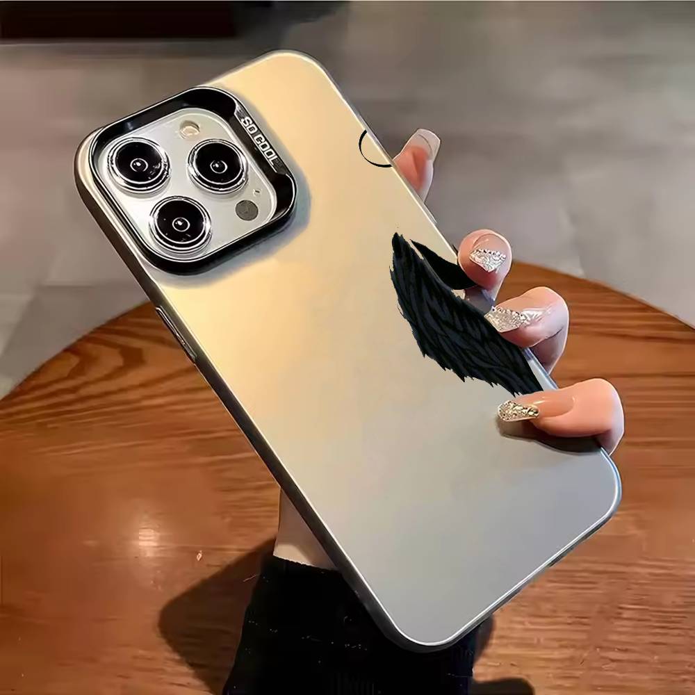 

couple avatar matching Phone Case For iPhone 17 16 15 14 13 12 11 Pro Max Plus Silver candy Matte Cover iPhone15promax