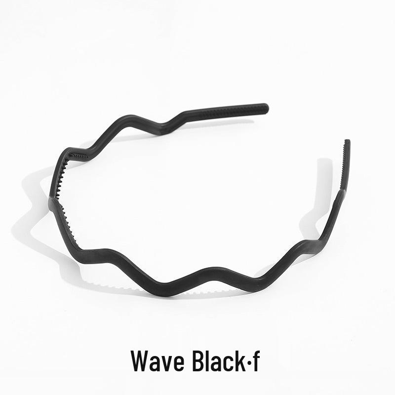 Matte Wave Unisex Headband for Long Hair & Makeup