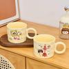 Student Water Cup Gift Ceramic Cup Cartoon Cute Mug High Value Cup Large Capacity Home Set for Home Durable Durable