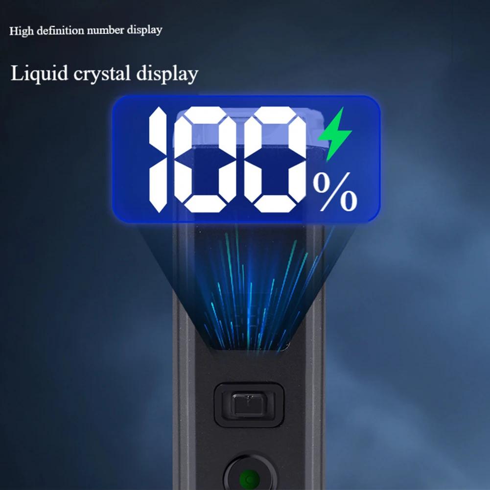 LCD Display Bike Light Type-C Charging LED Bicycle Front Lamp Headlight Cycling Flashlight Bicycle Accessories Bike Safety Lamp