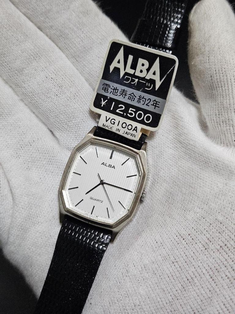 [USED] SEIKO ALBA Quartz Wristwatch with Price Tag