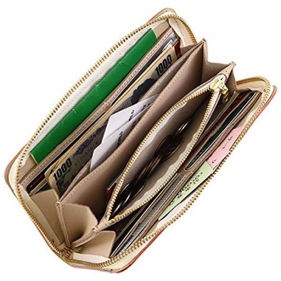 AGILITY Affa "Grotto" Long Wallet with Round Zipper, Made In Japan