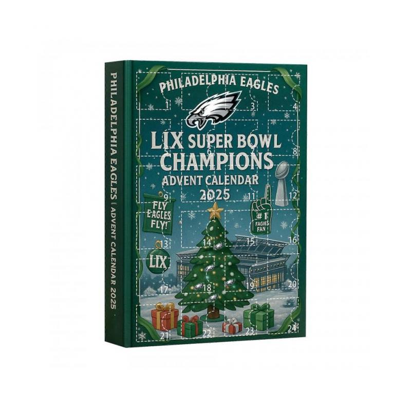 Philadelphia Eagles Christmas Advent Calendar Blind Box Super Bowl Christmas Tree Acrylic Ornament Pendant