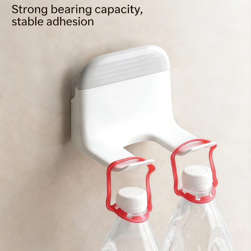 Hair Dryer Holder With Storage Organizers Adhesive Installation For Bathroom Space Saving