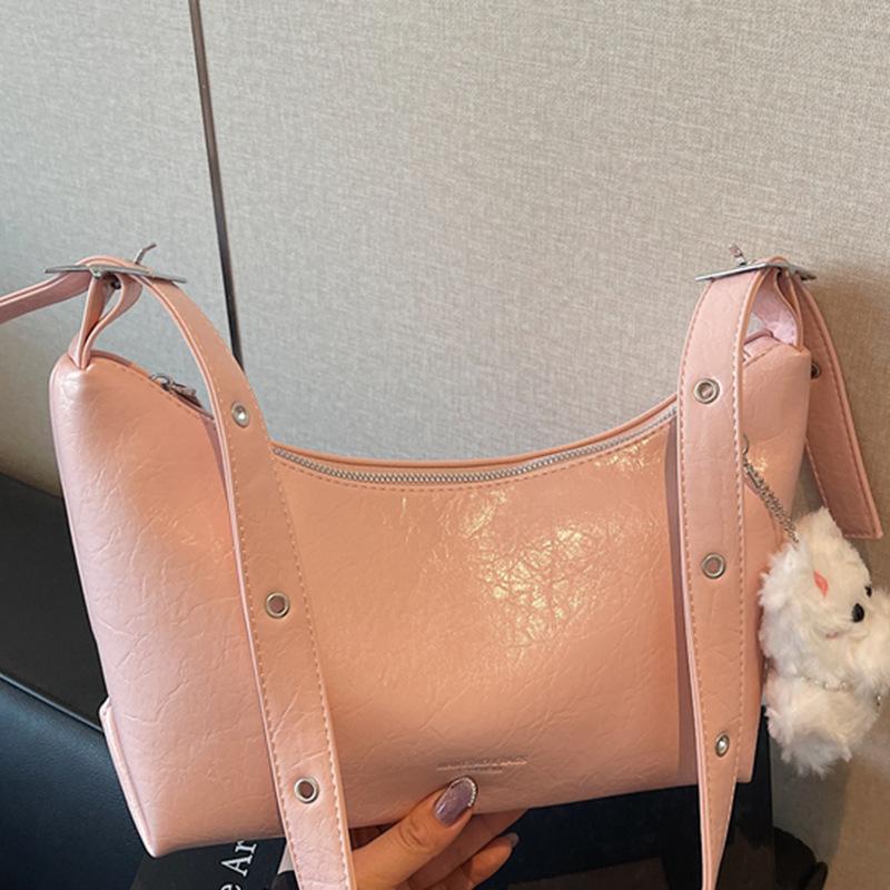 High-end Stylish Niche Trendy Simple Single-shoulder Crossbody Bag with Large Capacity for Commuting