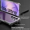 Shockproof Armor Case For Samsung Galaxy S26 Ultra S26+ S 26 FE SamsungS26 Plus S26Ultra Clear Silicone Cover Transparent Funda