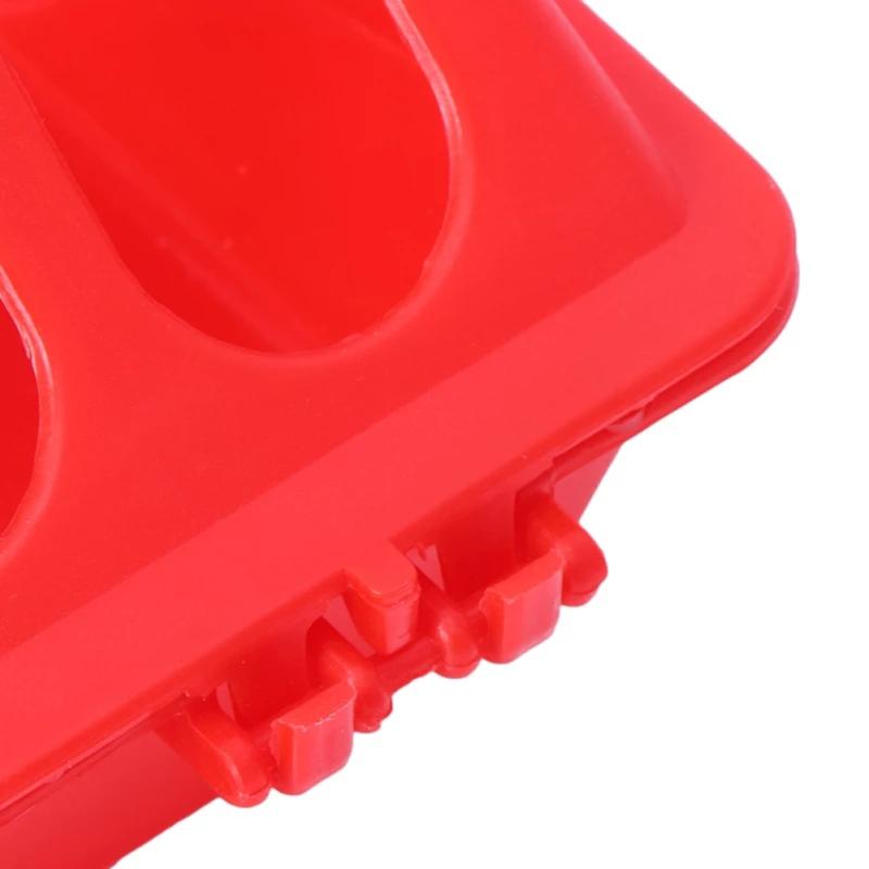 Thickened Bird  Food  Box Anti-throwing Design Convenient 3-hole Pressing Method Long Trough
