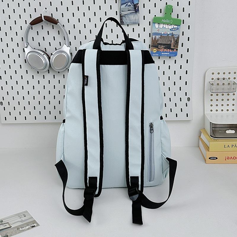 Schoolbag new Mori ins high value fresh and sweet macaron backpack light travel mountaineering drawstring backpack