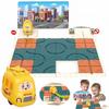 STEM Board Games Logic Road Builder Games Brain Puzzles Maze Games for Boys Girls Ages 3-10 Birthday Gifts