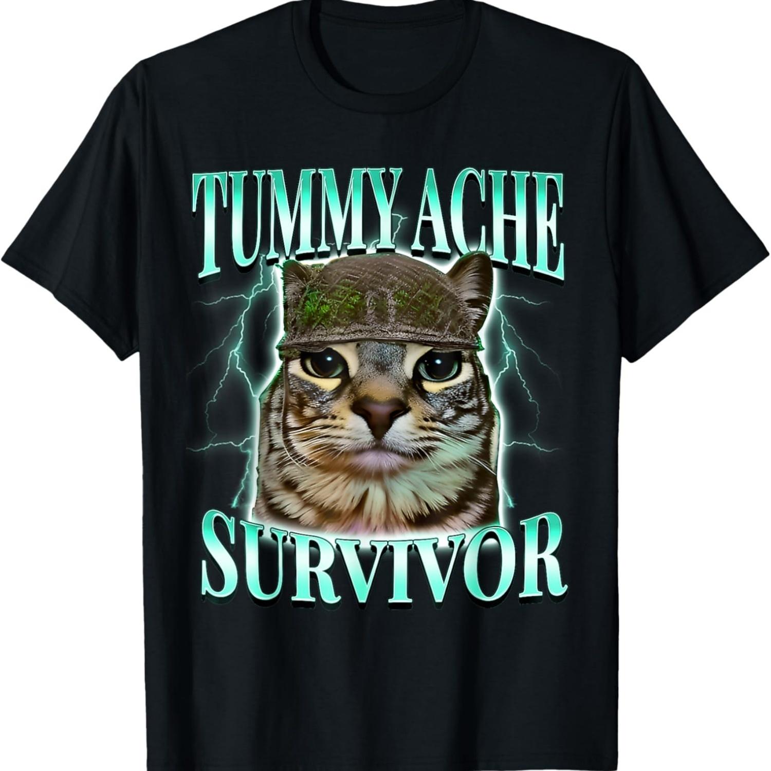 Funny Saying Cats Animals T-Shirt for Men Women S чёрный