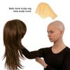 Latex Glatzenkappen Kopfperückenkappe Dicke Glatze Cosplay Hut Verkleidung Make-up Kostüm für Kinder Erwachsene