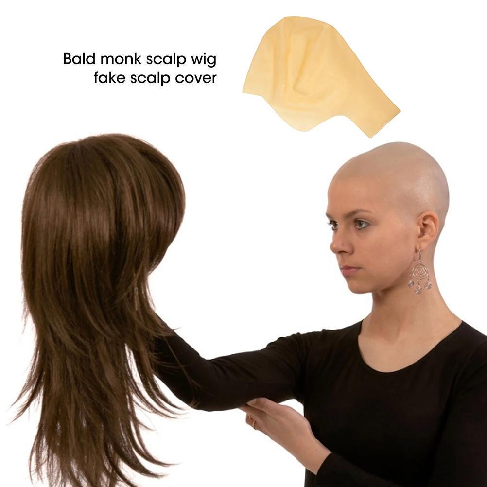 Latex Glatzenkappen Kopfperückenkappe Dicke Glatze Cosplay Hut Verkleidung Make-up Kostüm für Kinder Erwachsene