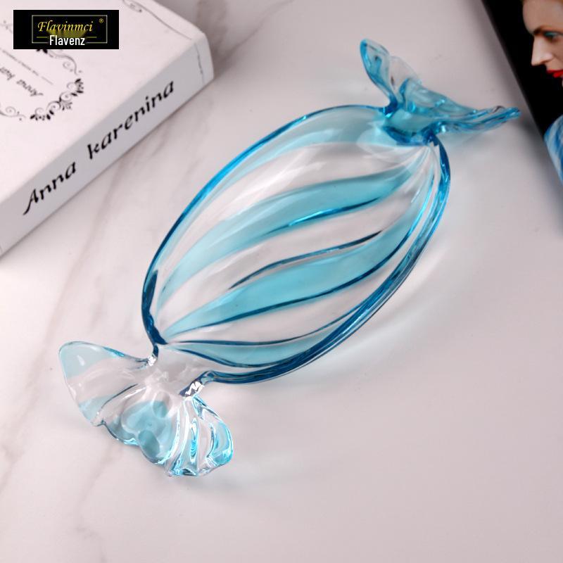 Duży Wielofunkcyjny Kolorowy Talerz na Przekąski i Desery na Stolik Kawowy do Salonu