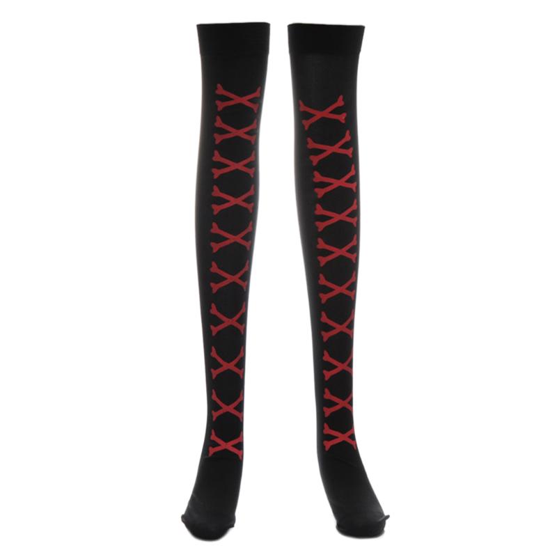 Halloween Long Knee High Socks Costume Masquerade Carnival Cosplay Soft